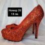 Бутикови дамски обувки на ток номер 39, снимка 1 - Дамски обувки на ток - 37388814