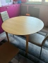 Кухненска разтегателна кръгла маса, снимка 1