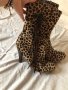 Леопардови ботуши с косъм от пони, снимка 2