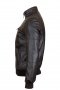 Черно кожено яке 3455, снимка 4