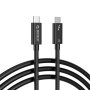 Кабел USB Type C Мъжко - Мъжко Thunderbolt 3 0.70m 5A Orico TBL07 Cable USB Type C M/M, снимка 1 - USB кабели - 35580418