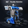 Трансформираща се играчка кола робот, дистанционно, зареждаема батерия USB type A, снимка 5