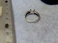 СРЕБЪРЕН ПРЪСТЕН Тип ГОДЕЖЕН СРЕБРО 925 с ЦИРКОНИ и ГНЕЗДО За ВГРАЖДАНЕ на СКЪПОЦЕНЕН КАМЪК 49719, снимка 9