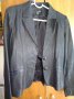 черно сако от еко кожа H&M, снимка 1 - Сака - 27593322