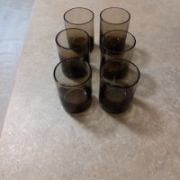 6 бр нови стъклени чаши, снимка 1 - Чаши - 43900568