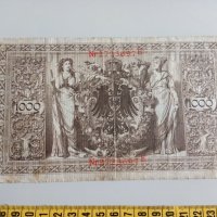 1000 марки 1910 Германия, снимка 2 - Нумизматика и бонистика - 37108701