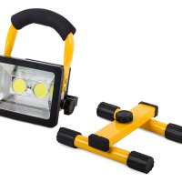 Акумулаторен прожектор,преносим 2 x LED COB ,30W, снимка 7 - Прожектори - 44139860