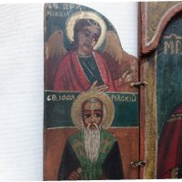 Ръчно рисувана възрожденска икона, иконопис, религия, снимка 3 - Икони - 33255814