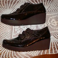 Чисто нови дамски обувки от естествена кожа, снимка 2 - Дамски обувки на ток - 27019943