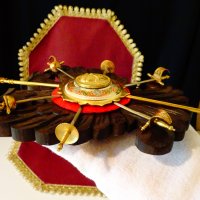  Toledo герб,шпага за хапки,рицар,жезъл,позлата. , снимка 11 - Антикварни и старинни предмети - 33147398
