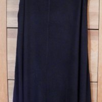 Черна дълга рокля от трико, снимка 2 - Рокли - 27901667