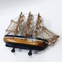 Старинен модел на кораб (13.3), снимка 6 - Колекции - 44049020