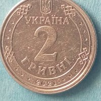 2 гривни 2021 г. Украины, снимка 1 - Нумизматика и бонистика - 43166332