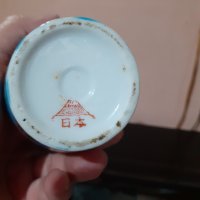 Сатцума Satsuma стара малка ваза порцелан маркировка, снимка 4 - Антикварни и старинни предмети - 43170864