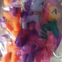 6 бр Малкото Пони My Little Pony пластмасови гумени фигурки играчки, снимка 2 - Фигурки - 36951054