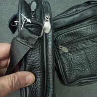 Мъжка кожена чанта за смартфон, снимка 4 - Чанти - 44080039