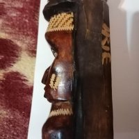 2 дървени фигури , снимка 2 - Антикварни и старинни предмети - 35418288