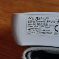 Апарат за кръвно налягане Medisana bw310 , снимка 3 - Маши за коса - 43099442