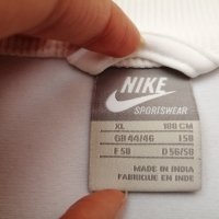 Nike оригинален дамски суичър с цип в бял цвят р-р XL, снимка 7 - Спортни екипи - 43091675