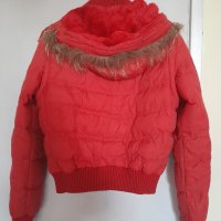 Червено яке, М-размер , снимка 2 - Якета - 43055403