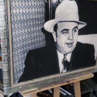 Продавам картина "Ал Капоне", снимка 3 - Картини - 32472141