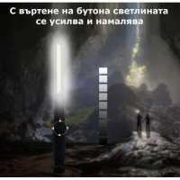 LED РАБОТНА ЛАМПА С МАГНИТ прожектор, лампа фенер с магнит, 37 см, снимка 7 - Аксесоари и консумативи - 35439599