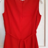 Червена дълга рокля с отстъпка, снимка 3 - Рокли - 33419685