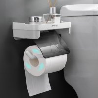 Практична поставка за тоалетна хартия с подложка за смартфон, снимка 3 - Други стоки за дома - 39988868