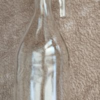 Бутилки стъклени чисти с дръжка, снимка 1 - Други стоки за дома - 43318122