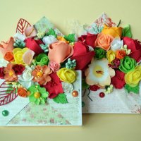 Цветя от фоам в кутия за ръчна изработка, снимка 6 - Изкуствени цветя - 31506690