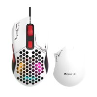 Xtrike ME геймърска мишка Gaming Mouse GM-316W - 7200dpi, Detachable covers, White, снимка 1 - Клавиатури и мишки - 44087777