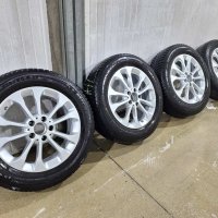 Джанти с Зимни гуми - Mercedes GLA, GLB, GLK, GLC - 216/60/17, снимка 2 - Гуми и джанти - 43104665