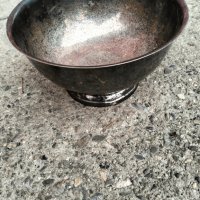 Посребрена купа, снимка 1 - Антикварни и старинни предмети - 43684821
