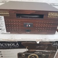Продавам грамофон /радио/Bluetooth с говорители чисто нов Victrola 4 в 1, снимка 3 - Аудиосистеми - 37437062
