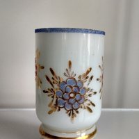 Цветна ваза с позлата от Соца, снимка 5 - Вази - 33073098