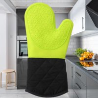 Силиконова ръкавица с меки памучни подплънки , снимка 1 - Аксесоари за кухня - 44081347