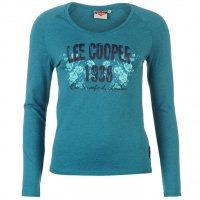 Пролетно-лятна дамска блуза в син нюанс от lee cooper, снимка 1 - Спортни екипи - 28472083