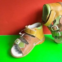 Английски детски сандали естествена кожа , снимка 1 - Детски сандали и чехли - 36990200