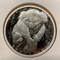 колекционерска сребърна монета koala 2007 2008 2009, снимка 3 - Нумизматика и бонистика - 43606439