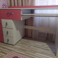 Обзавеждане за детска стая ИРИМ+ 2 матрака и попълнителна преграда за горното легло, снимка 9 - Мебели за детската стая - 43756170