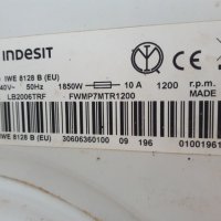  Продавам пералня Indesit IWE 8128 на части, снимка 2 - Перални - 32871415