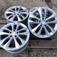  17" джанти 5х112 Мерцедес Ц класа Mercedes C-Klasse W205 Оригинал , снимка 14 - Гуми и джанти - 32576476