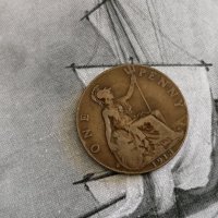 Монета - Великобритания - 1 пени | 1913г., снимка 1 - Нумизматика и бонистика - 28232499
