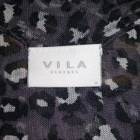 Vila, Тюлена Еластична Блуза, Размер S/М. Код 2156, снимка 4 - Блузи с дълъг ръкав и пуловери - 44068978