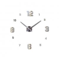 4205 Стенен часовник с 3D цифри , снимка 2 - Стенни часовници - 28498165