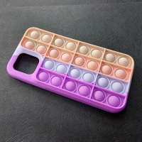 калъф за iPhone 12/12 Pro силиконов 3D попит PUSH POP BUBBLE, снимка 2 - Калъфи, кейсове - 34893031