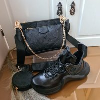 Дамска чанта и спортни обувки Louis Vuitton код 311, снимка 1 - Дамски ежедневни обувки - 35628052