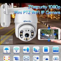 1080P Full HD 5mpix Безжична Wi-Fi камера с PTZ функция въртене, снимка 3 - IP камери - 39243715