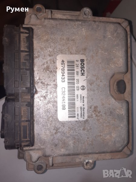 ECU ENGINE CONTROLLER Fiat Punto 1.9 JTD 0 281 001 955, снимка 1