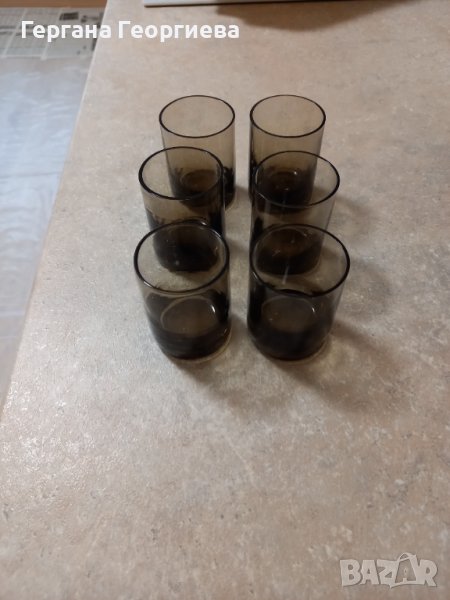 6 бр нови стъклени чаши, снимка 1